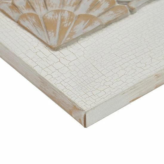 Madison Park Mandala 3D Embellished Canvas Wall Art 3-piece Set White - Image 4