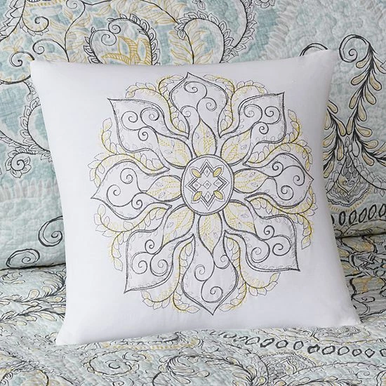 Madison Park Joanna 6-piece Reversible Cotton Sateen Coverlet Set - Image 6