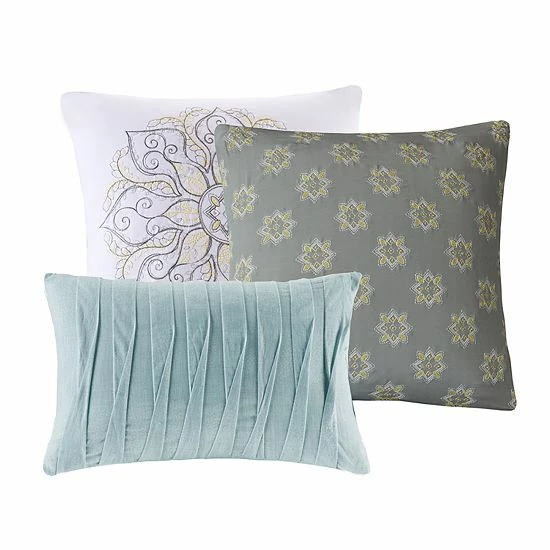 Madison Park Joanna 6-piece Reversible Cotton Sateen Coverlet Set - Image 8