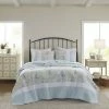 Madison Park Ava Reversible Cotton Coverlet Set With Shams