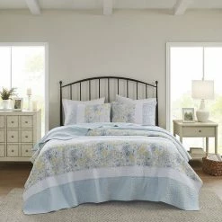 Madison Park Ava Reversible Cotton Coverlet Set With Shams
