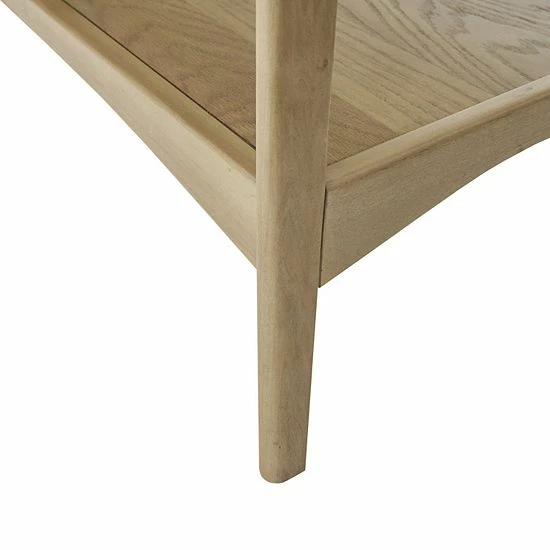 Madison Park Avalon Mid-Century Modern Console Table White Natural - Image 4