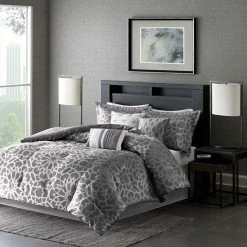 Madison Park Elena 7-piece Jacquard Comforter Set With Coordinating Pillows