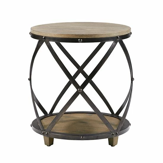 Madison Park Cirque Industrial End Table