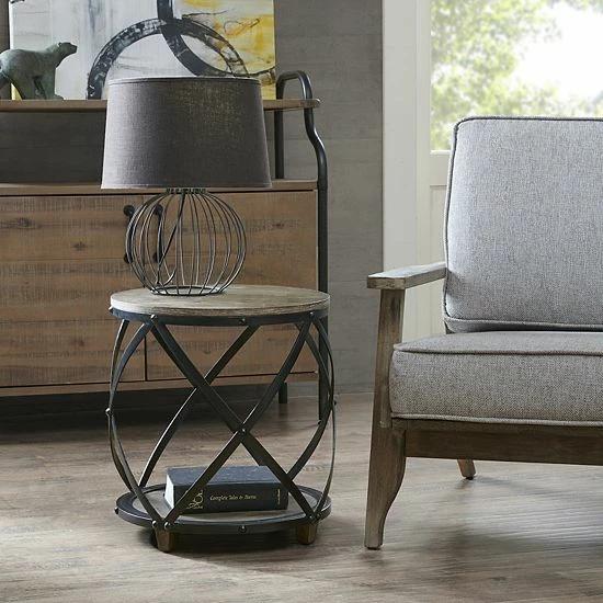 Madison Park Cirque Industrial End Table - Image 2