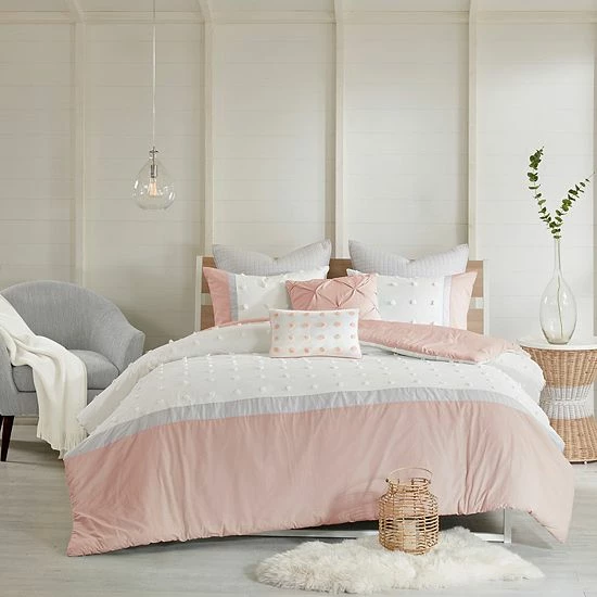 Madison Park 7-piece Jojo Duvet Cover Set Ivory