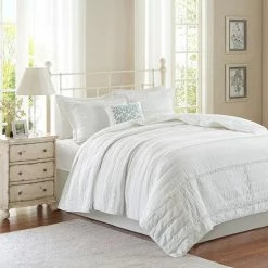 Madison Park Isabella 4-piece Coverlet Set White