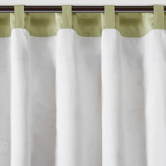 Madison Park 1-Panel Estella Light Filtering Embroidered Window Curtain - Image 4