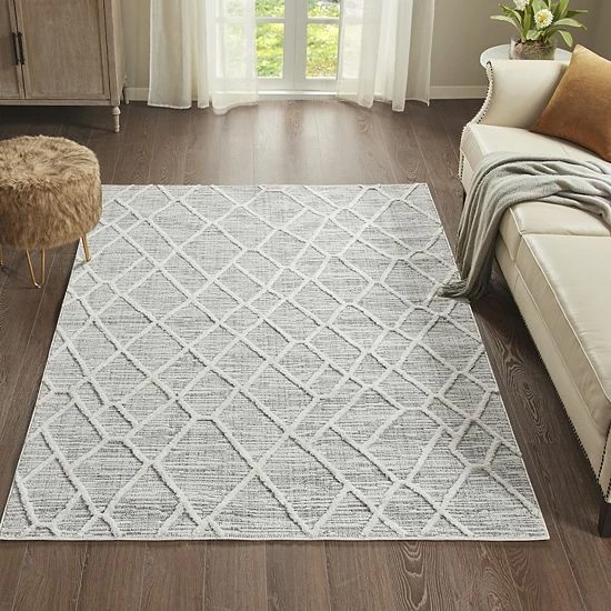 Madison Park Abigail Terni Pebble Washable Area Rug - Image 2