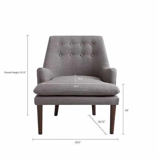 Madison Park Elsa Accent Chair Spice - Image 8