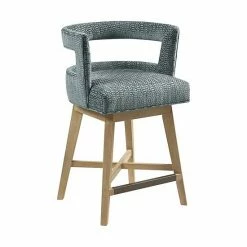 Madison Park Crimson Swivel Counter Stool Cream