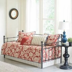 Madison Park Georgia 6-piece Daybed Set Red