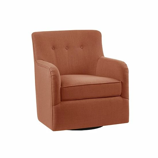 Madison Park Jayne Swivel Arm Chair Spice - Image 6
