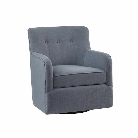 Madison Park Jayne Swivel Arm Chair Spice - Image 7