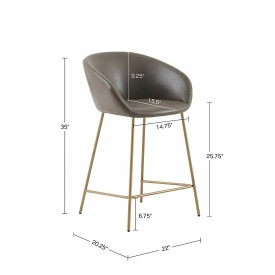 Madison Park Andrina Counter Stool - Image 5