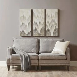 Madison Park Sterling Mist Canvas Wall Art 3-piece Set