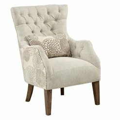 Madison Park Furlong Accent Chair With Back Pillow