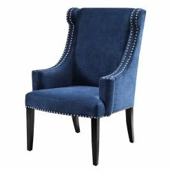 Madison Park Marcel High Back Wing Chair Mushroom