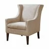 Madison Park Preston Wing Arm Chair Cream