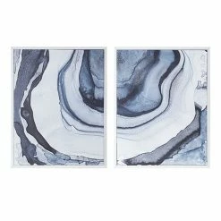 Madison Park Agate Canvas Wall Art 2-piece Set