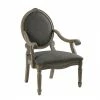 Madison Park Brentwood Accent Arm Chair Gray Geo