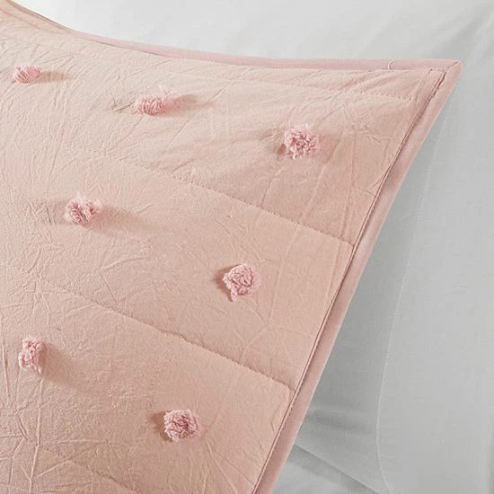 Madison Park Maize Cotton Jacquard Coverlet Set Ivory - Image 6