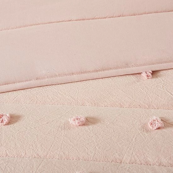 Madison Park Maize Cotton Jacquard Coverlet Set Ivory - Image 7