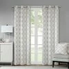 Madison Park 2-pack Jax Cotton Duck Light Filtering Window Curtains Gray