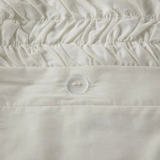 Madison Park Emma Duvet Cover Set With Shams White - Image 7