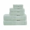 Madison Park Organic Cotton 6-piece Bath Towel Set Navy