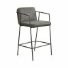 Madison Park Dunas Faux Leather Counter Stool