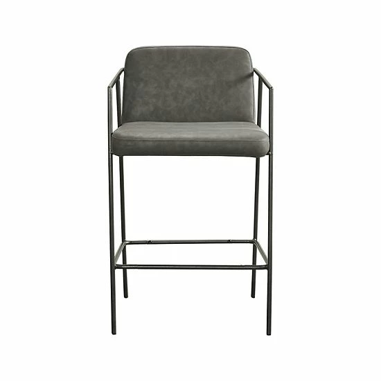 Madison Park Dunas Faux Leather Counter Stool - Image 4
