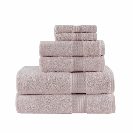 Madison Park Organic Cotton 6-piece Bath Towel Set Navy - Image 11