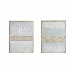 Madison Park Radiant Flatland Glitter Canvas Wall Art 2-piece Set