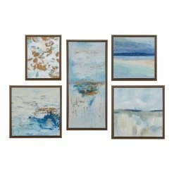Madison Park Blue Horizon Wall Art 5-piece Set