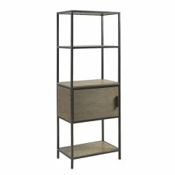Madison Park Pagosa 3-Shelf Bookcase & Lower Storage Cabinet Set