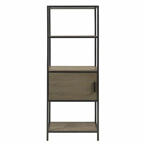 Madison Park Pagosa 3-Shelf Bookcase & Lower Storage Cabinet Set - Image 3