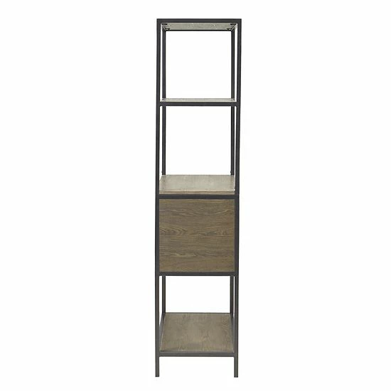 Madison Park Pagosa 3-Shelf Bookcase & Lower Storage Cabinet Set - Image 4