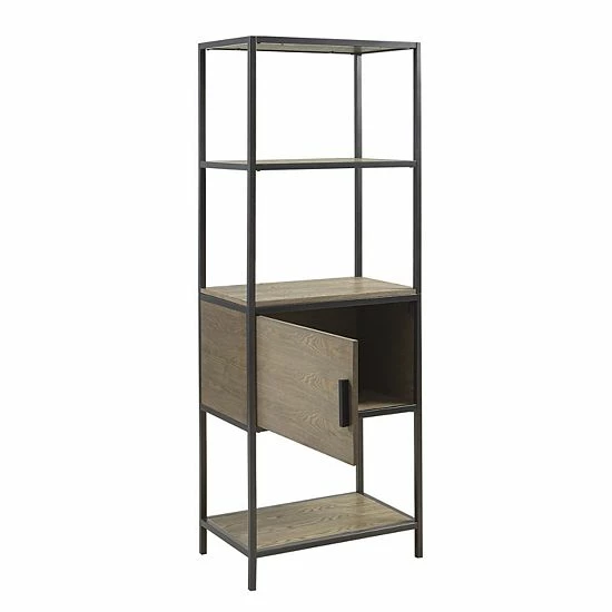 Madison Park Pagosa 3-Shelf Bookcase & Lower Storage Cabinet Set - Image 6