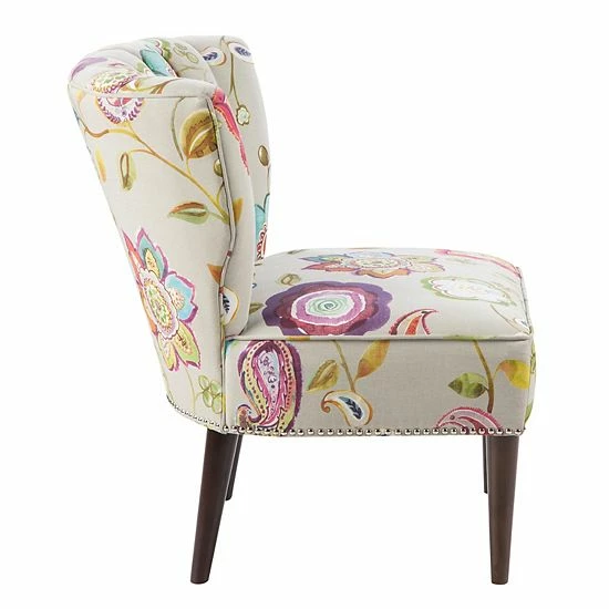 Madison Park Abby Accent Chair Pink Multi - Image 5