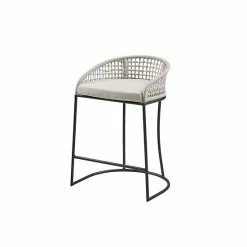 Madison Park Carmel Woven Counter Stool