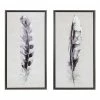 Madison Park Flight Feathers Framed Wall Art 2-piece Set