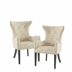 Madison Park Jenn Arm Dining Chair Set
