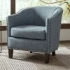 Madison Park Fremont Barrel Arm Chair Slate Blue