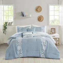 Madison Park Layla 5-Piece Comforter Set With Shams And Decorative Pillows