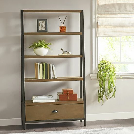 Madison Park Fort 4-Shelf Bookcase - Image 2