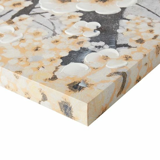 Madison Park Gleeful Bloom Canvas Wall Art 3-piece Set Yellow - Image 4