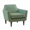 Madison Park Taye Mid-Century Accent Chair Blue Green