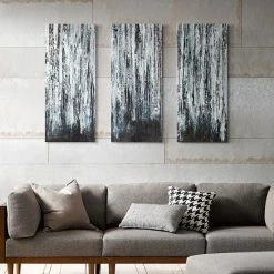 Madison Park 3-piece ''Birch Forest'' Canvas Wall Art Set