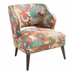 Madison Park Embry Armless Chair Floral